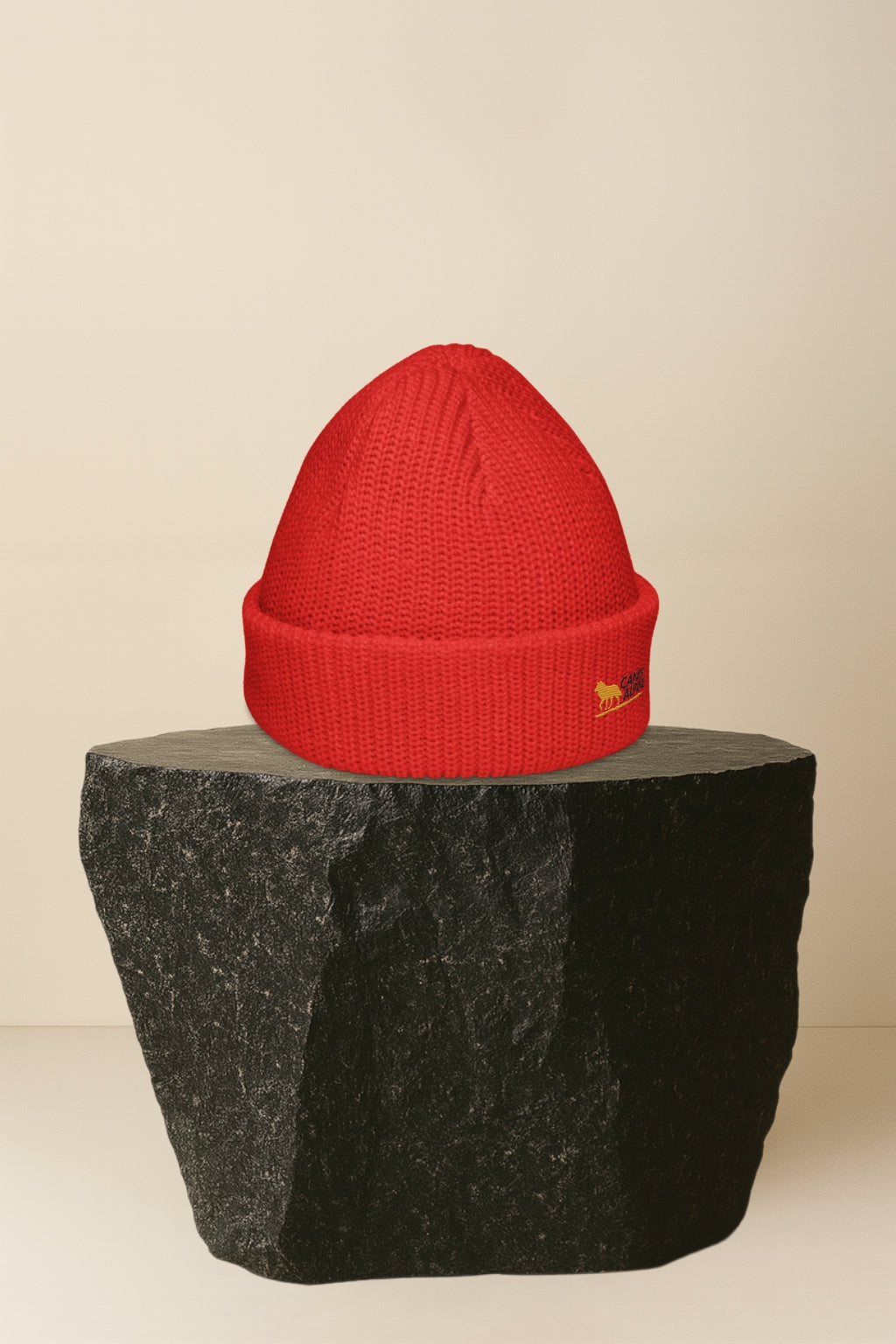 Canis Alpine Black Walker Fisherman beanie