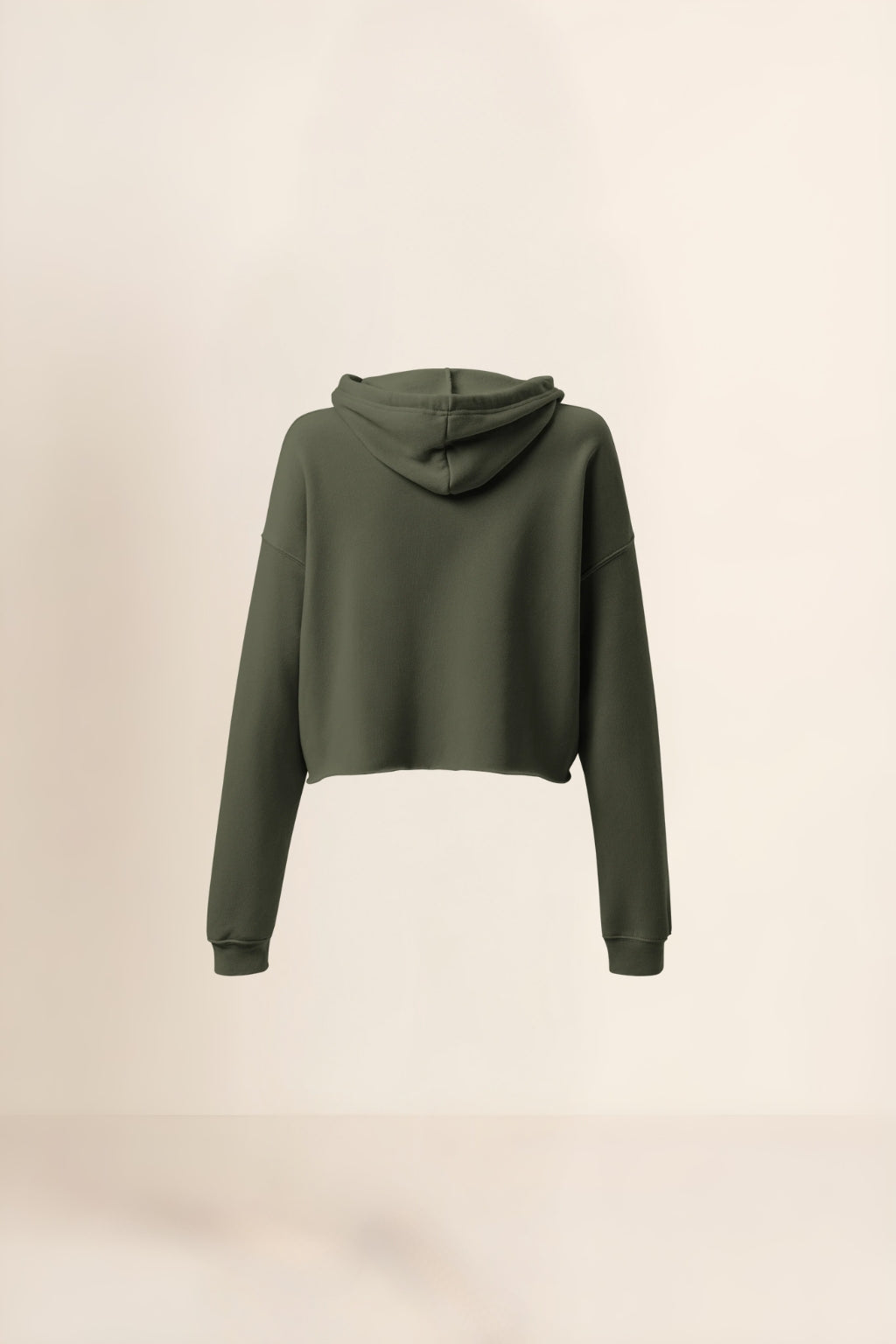 Canis Alpine White Walker Crop Hoodie
