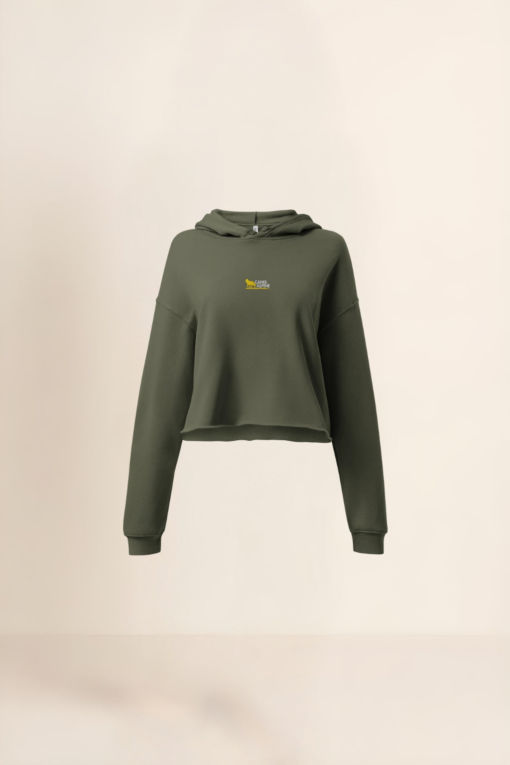 Canis Alpine White Walker Crop Hoodie