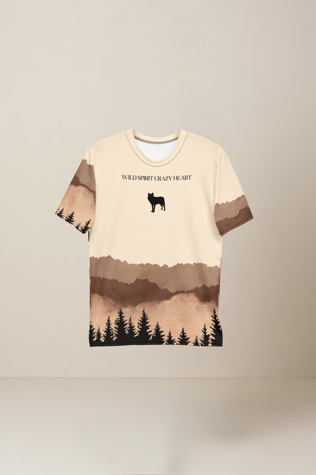 Wild Spirit Crazy Heart Homines T-shirt