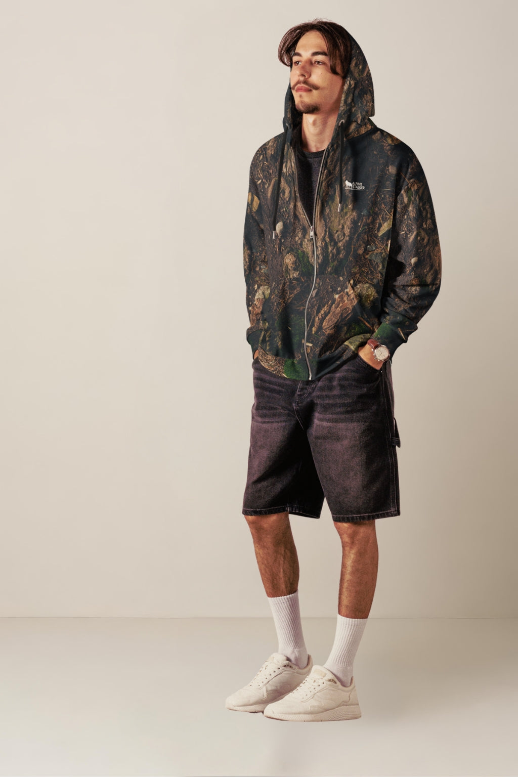 Wetland Forest Stalker Unisex zip hoodie
