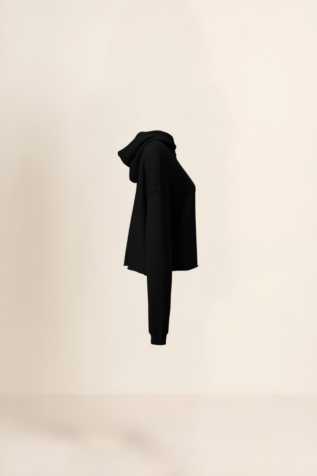 Canis Alpine White Walker Crop Hoodie