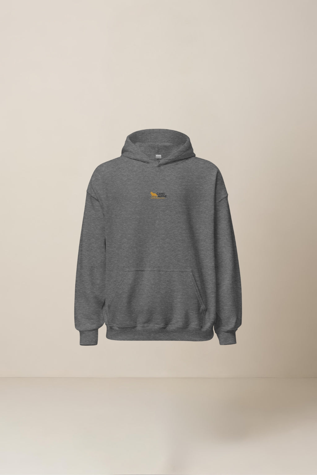 Canis Alpine Black Walker Heavy Blend Hoodie