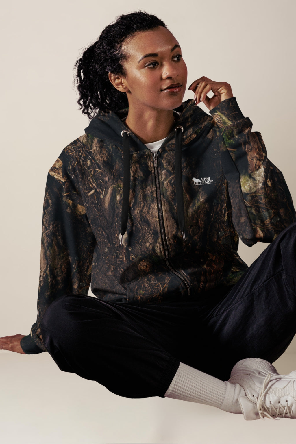Wetland Forest Stalker Unisex zip hoodie