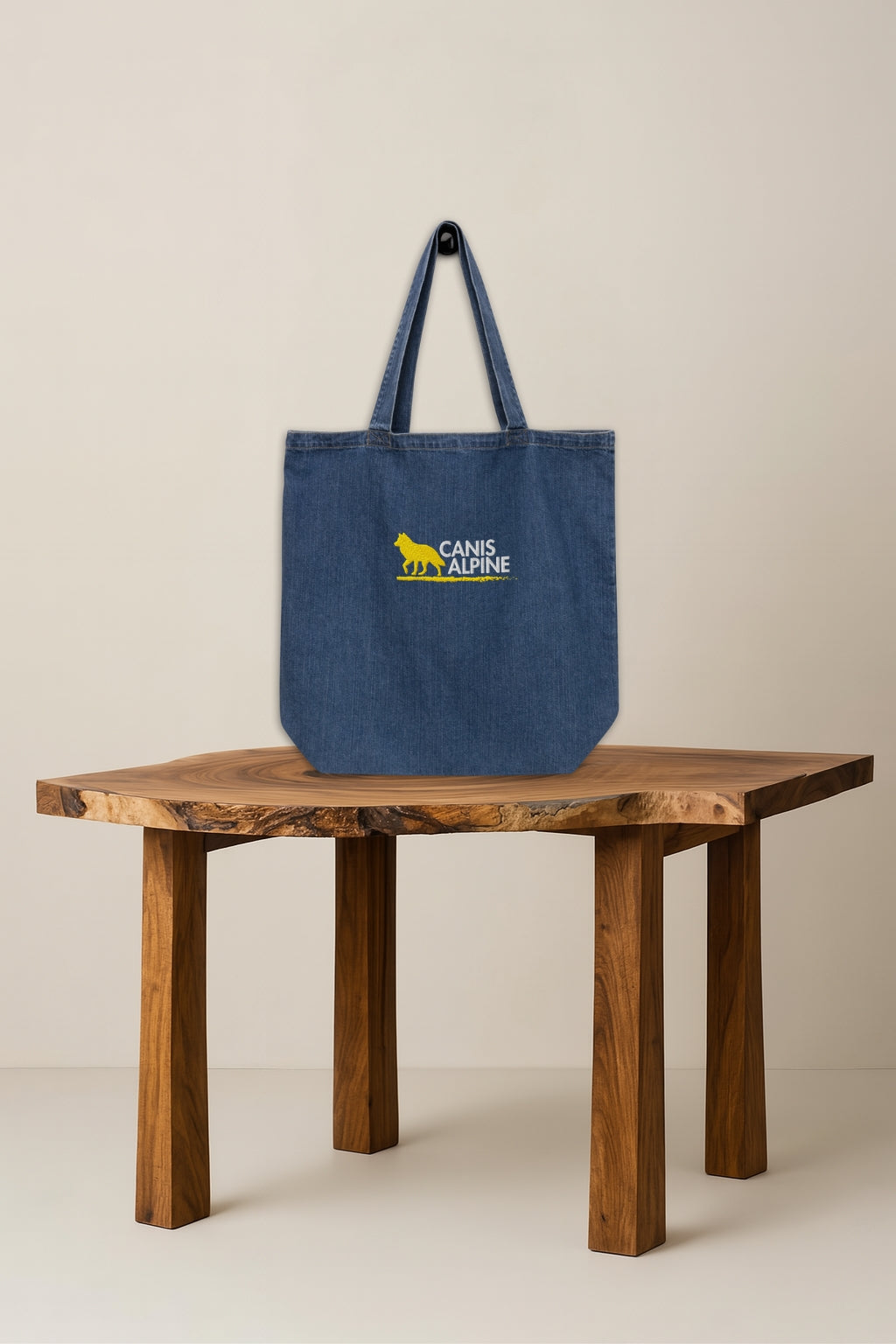 Canis Alpine Terra Denim Tote Bag