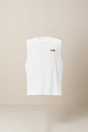 Canis Alpine White Muscle Shirt