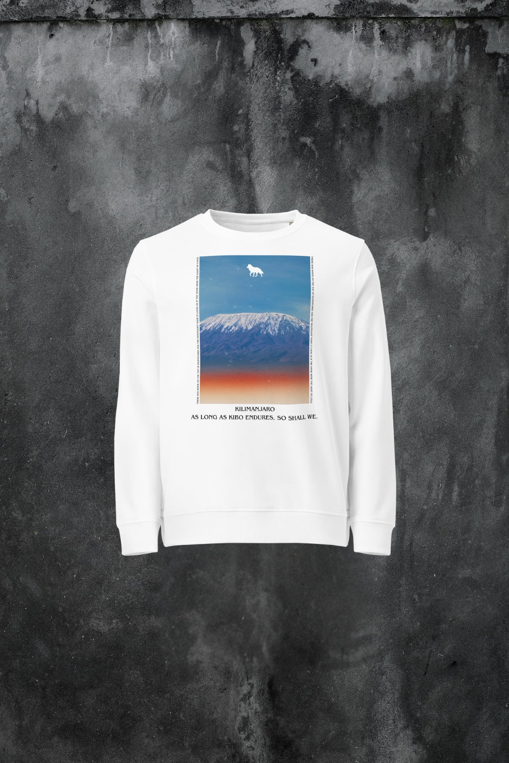 Nives Kilimandjaronis organic sweatshirt