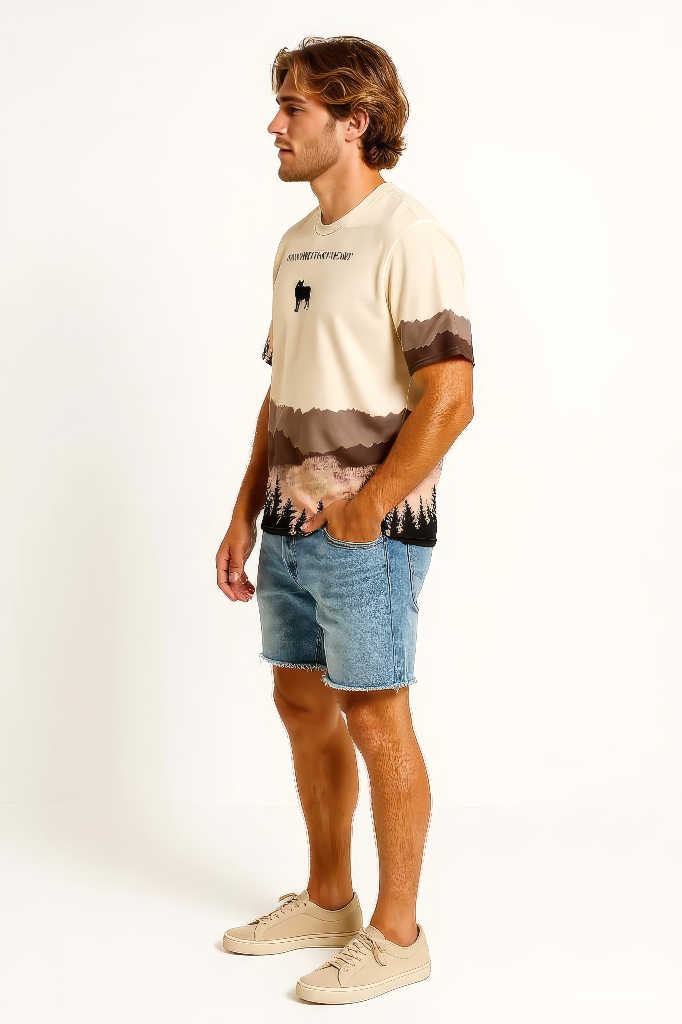 Wild Spirit Crazy Heart Homines T-shirt