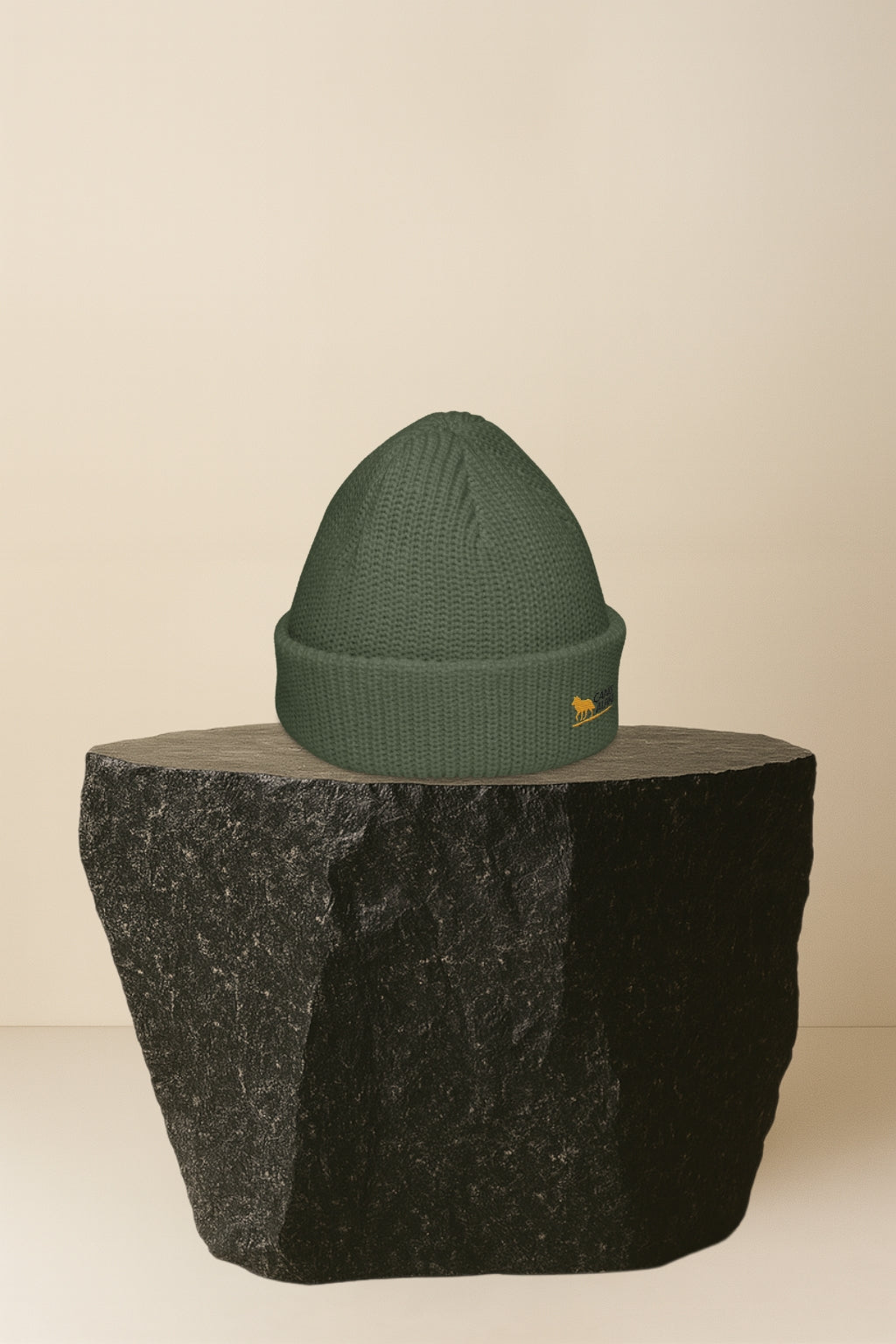 Canis Alpine Black Walker Fisherman beanie