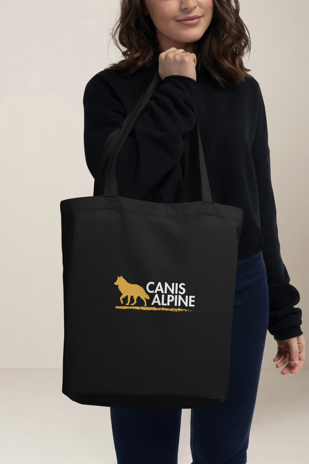 Canis Alpine Black Terra Tote Bag