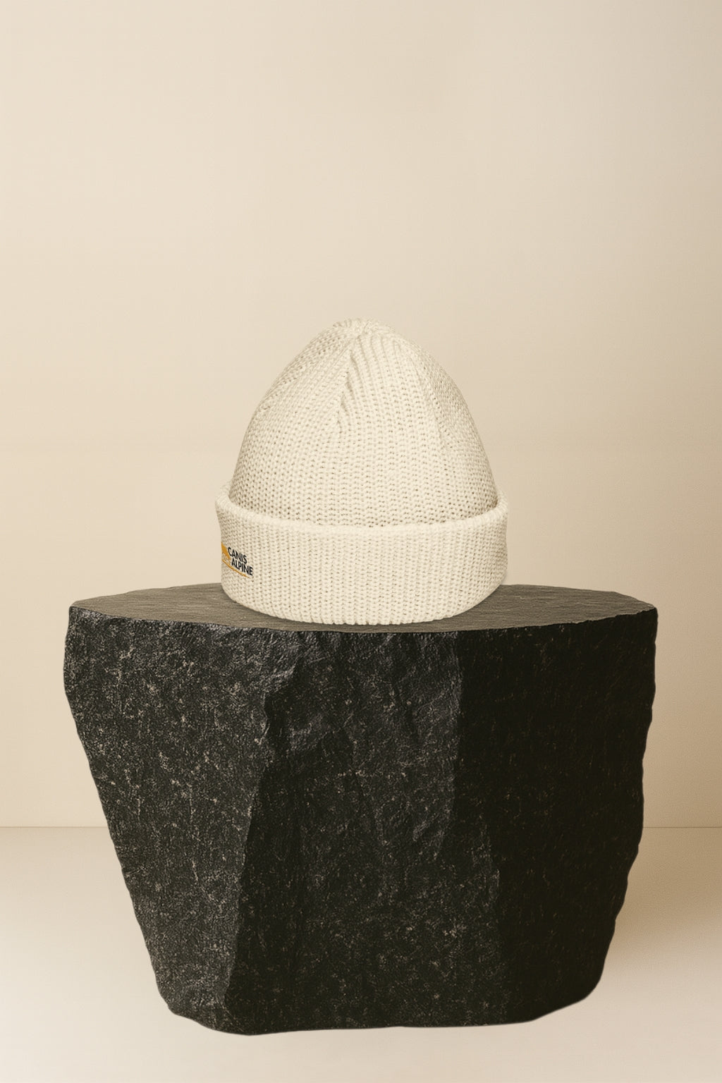 Canis Alpine Black Walker Fisherman beanie