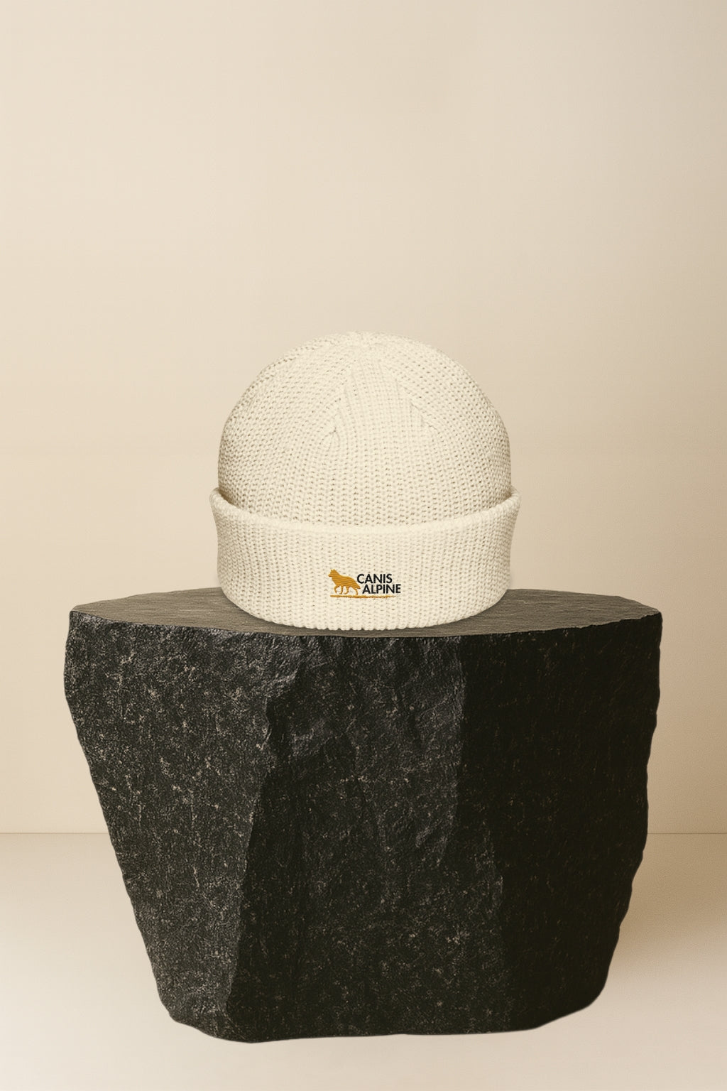Canis Alpine Black Walker Fisherman beanie