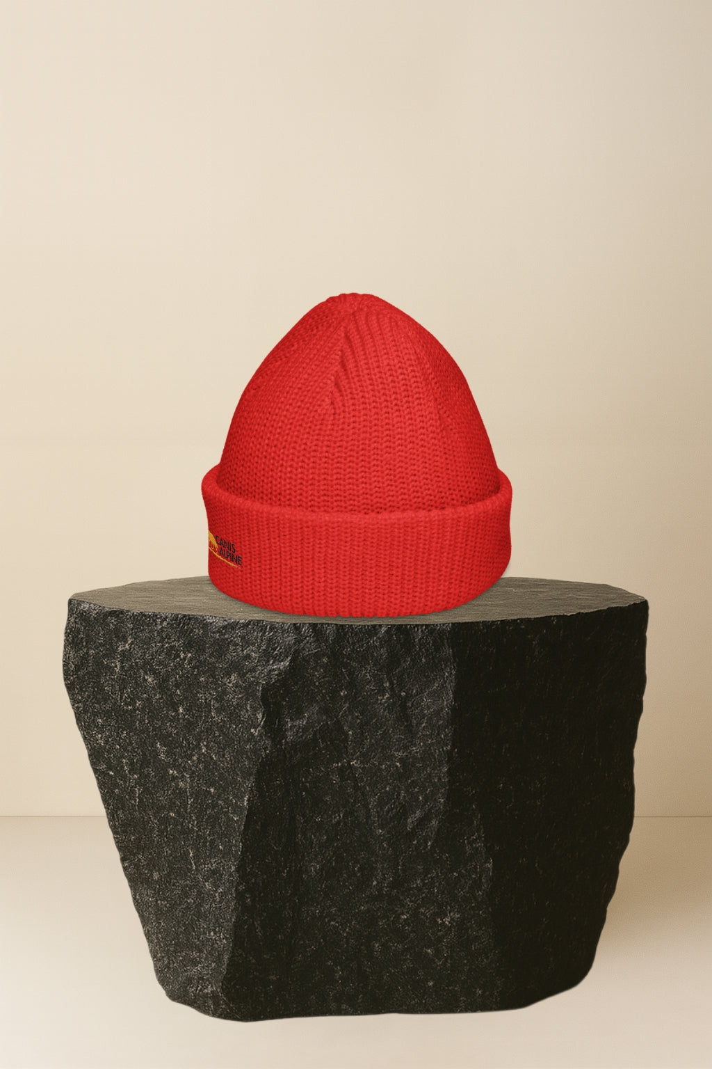 Canis Alpine Black Walker Fisherman beanie