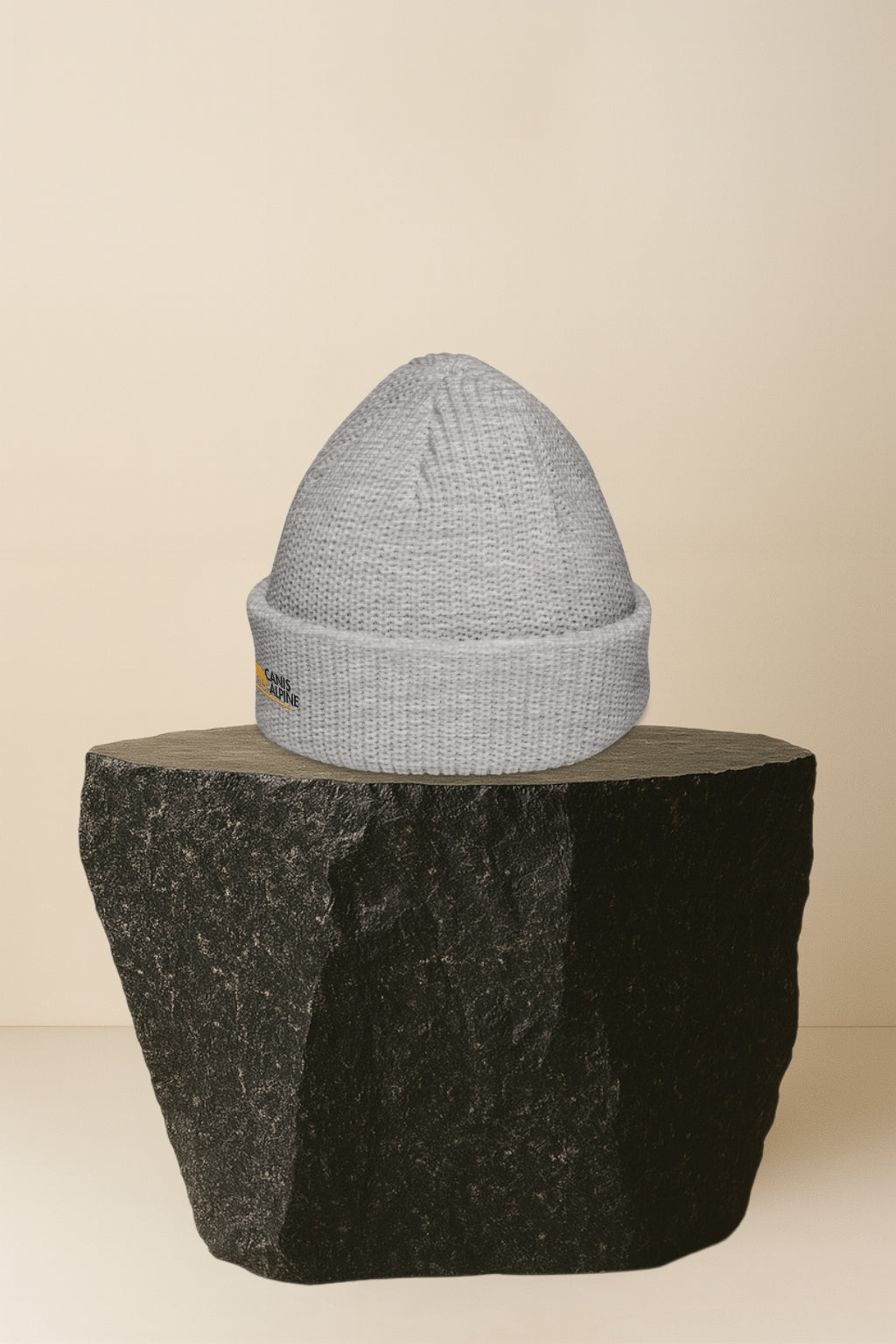 Canis Alpine Black Walker Fisherman beanie