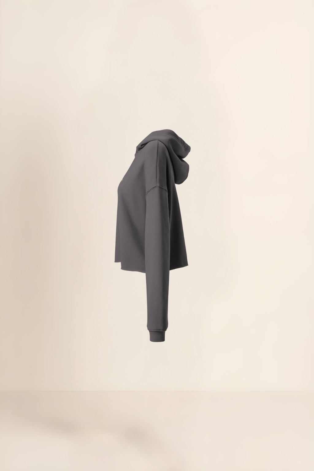 Canis Alpine White Walker Crop Hoodie