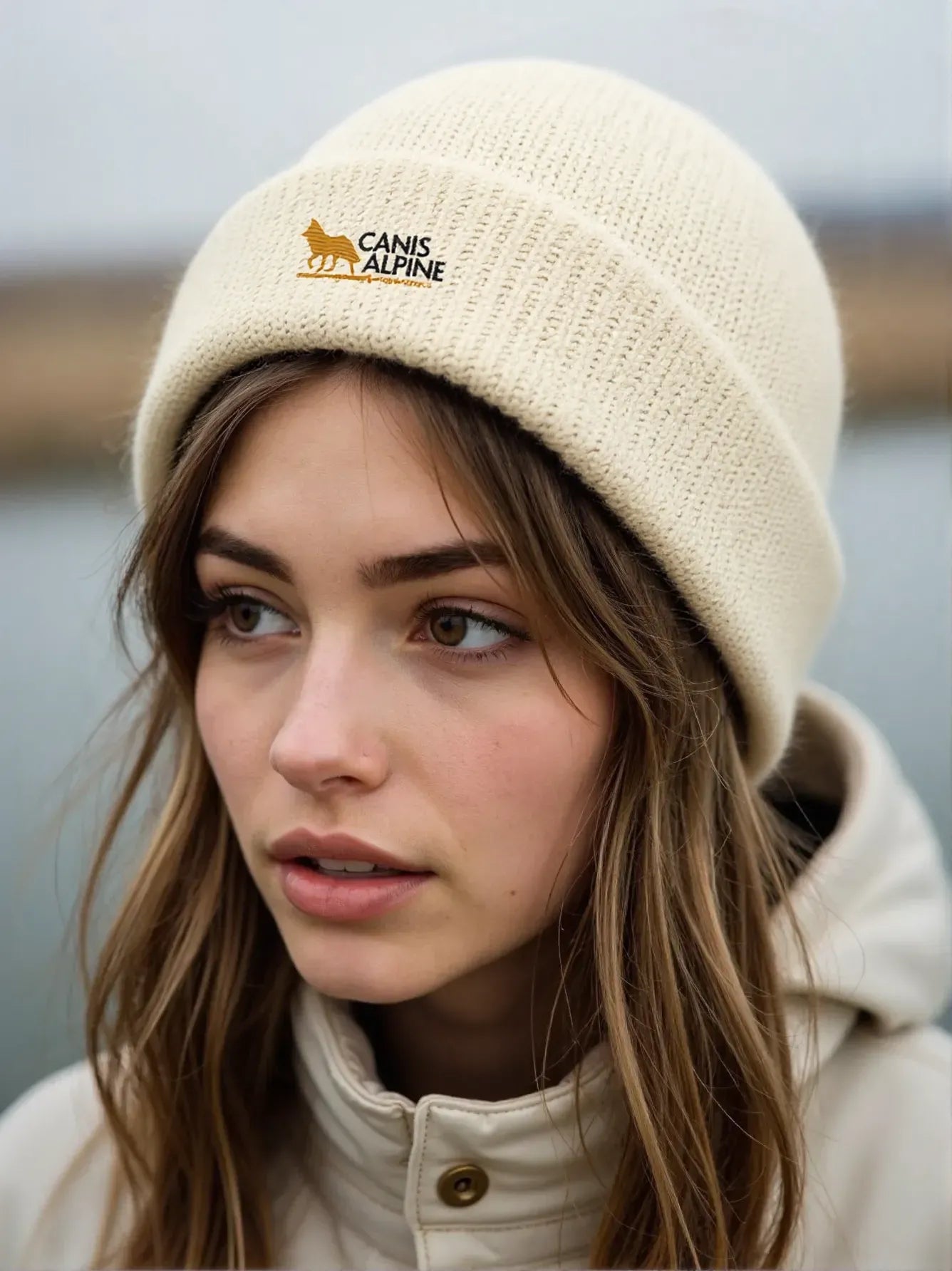 Canis Alpine Black Walker Fisherman beanie