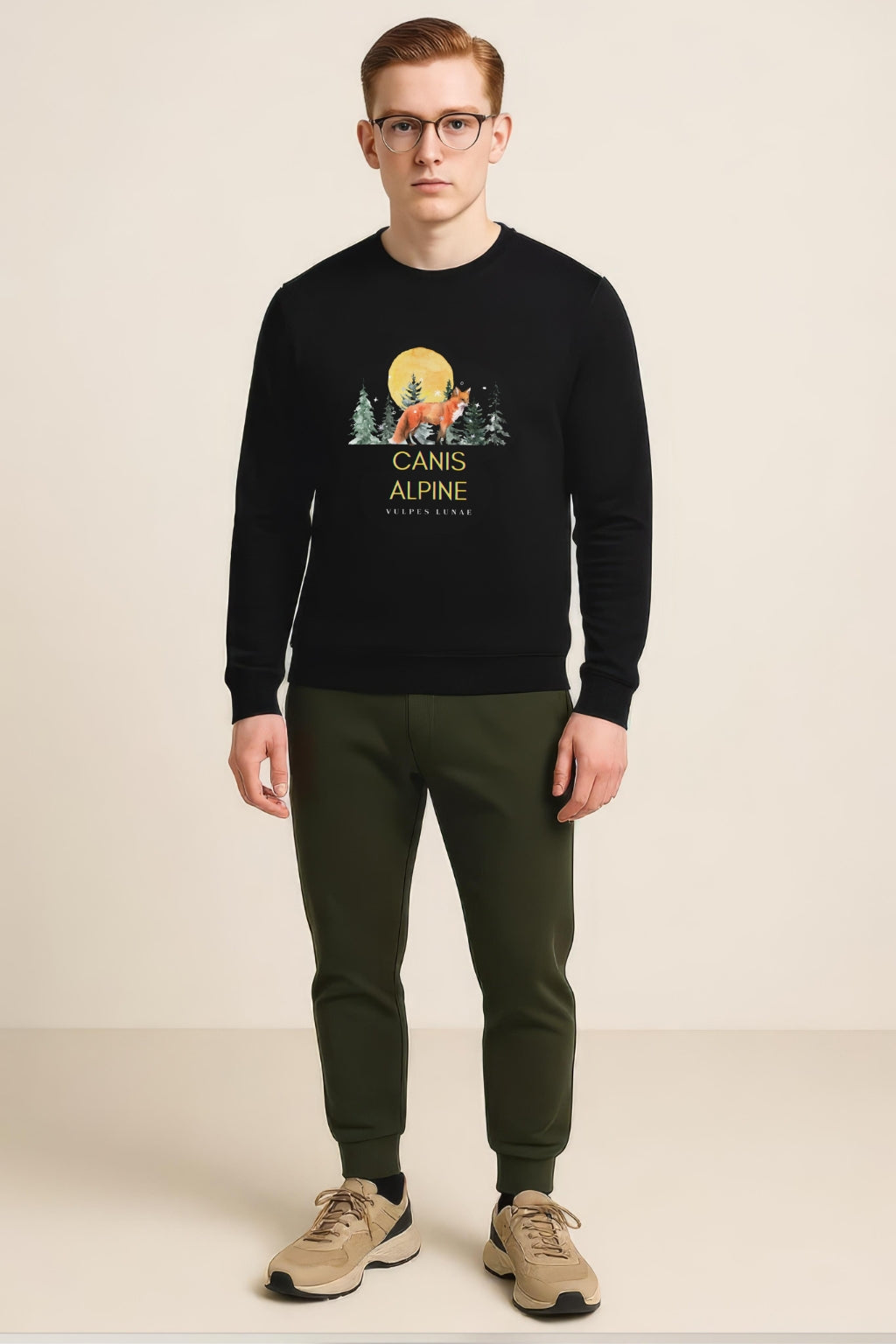 Canis Alpine Vulpes Lunae Unisex Sweatshirt