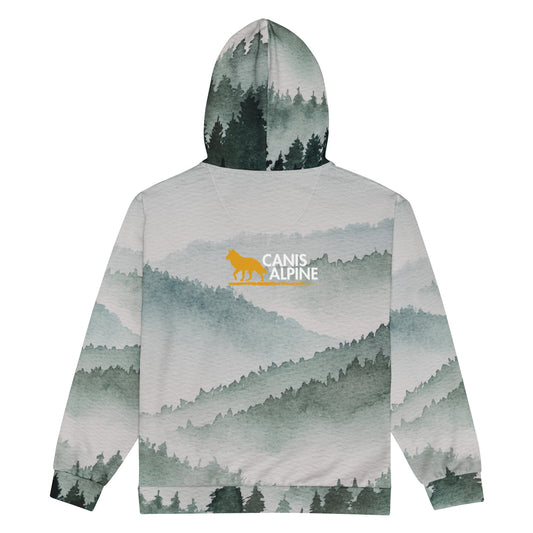 Pinus Nebulosa Unisex zip hoodie