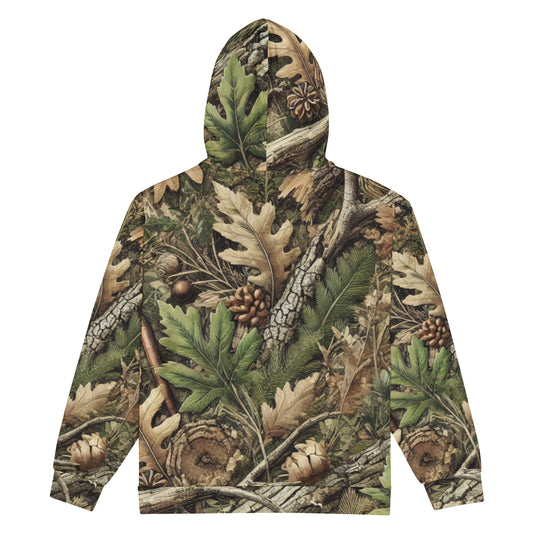 Woodland Stalker Unisex zip hoodie