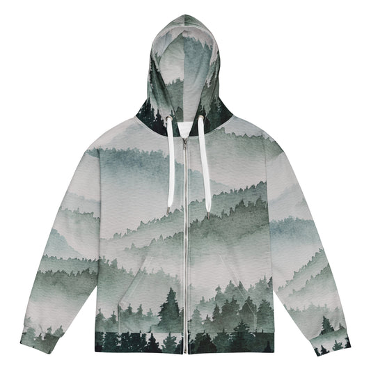 Pinus Nebulosa Unisex zip hoodie