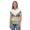 Alpine Forest Vista Feminae T-Shirt