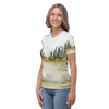 Alpine Forest Vista Feminae T-Shirt