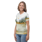 Alpine Forest Vista Feminae T-Shirt