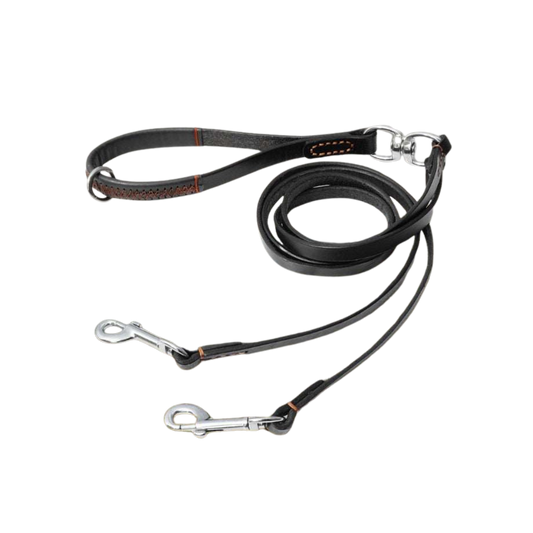 Biga Heritage Dual Leather Leash