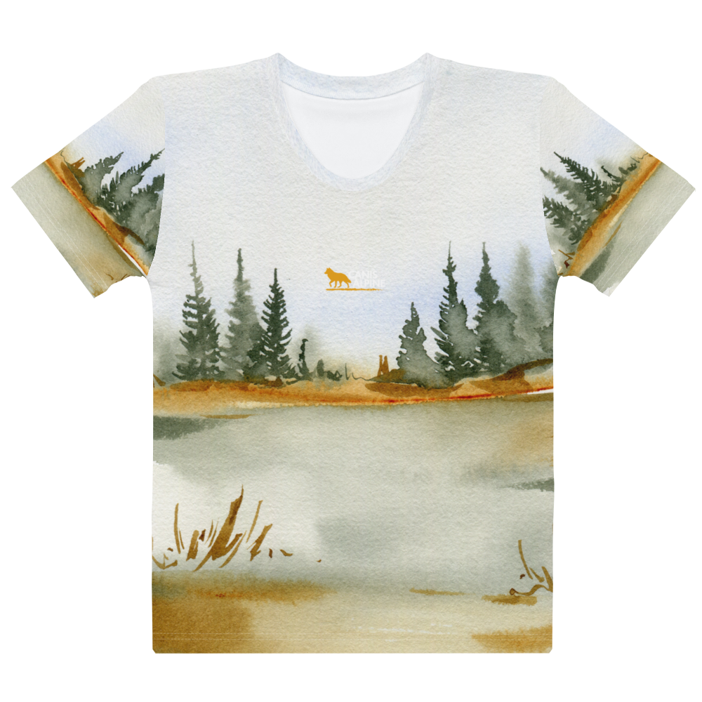 flat nature inspired t-shirt mockup