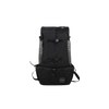 front image of a black dog carrier backpack