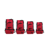 a set of 4 dog carrier backpacks in red