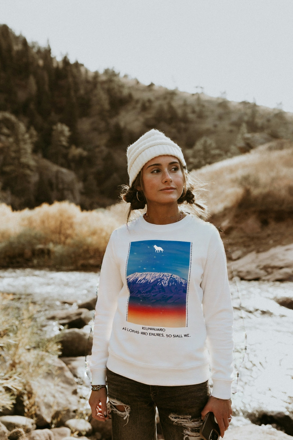 Nives Kilimandjaronis organic sweatshirt